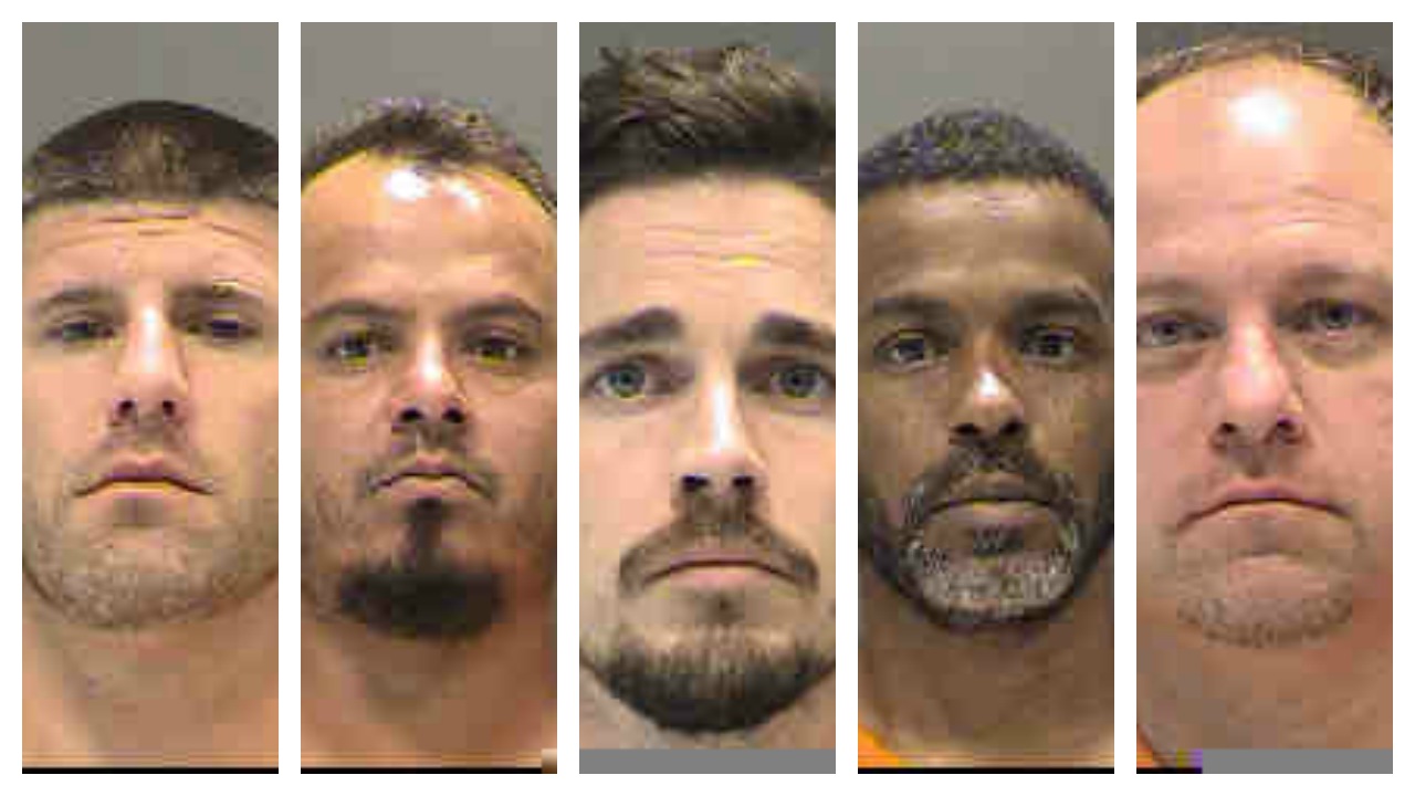 Sarasota Police Arrest Five Men For Solicitation Of Prostitution